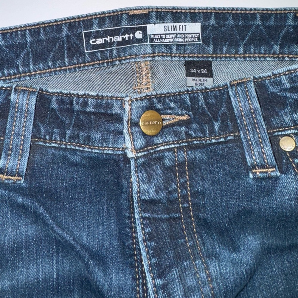 Carhartt Dark Denim Slim Fit Pants
